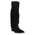Dingo Womens Twister Black Suede 16in Fringe Cowboy Boots