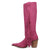Dingo Womens Twister Fuchsia Suede 16in Fringe Cowboy Boots