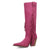 Dingo Womens Twister Fuchsia Suede 16in Fringe Cowboy Boots