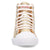 Dingo Womens Knarly Gold Leather Harness Sneakers Shoes