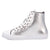 Dingo Womens Knarly Silver Leather Harness Sneakers Shoes