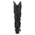 Dingo Womens Grit N Grace Black Leather 16in Stud Fashion Boots