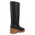 Dingo Womens Vagabond Black Leather 14in Vintage Fashion Boots