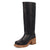 Dingo Womens Vagabond Black Leather 14in Vintage Fashion Boots
