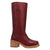 Dingo Womens Vagabond Merlot Leather 14in Vintage Fashion Boots