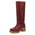 Dingo Womens Vagabond Merlot Leather 14in Vintage Fashion Boots