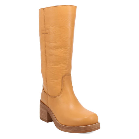 Dingo Womens Vagabond Plantain Leather 14in Vintage Fashion Boots