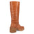Dingo Womens Vagabond Tan Leather 14in Vintage Fashion Boots