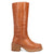 Dingo Womens Vagabond Tan Leather 14in Vintage Fashion Boots