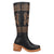Dingo Womens Avalon Black Leather 16in Vintage Fashion Boots