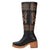 Dingo Womens Avalon Black Leather 16in Vintage Fashion Boots