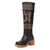 Dingo Womens Avalon Black Leather 16in Vintage Fashion Boots