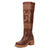 Dingo Womens Avalon Brown Leather 16in Vintage Fashion Boots