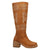 Dingo Womens Avalon Tan Leather 16in Vintage Fashion Boots