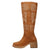 Dingo Womens Avalon Tan Leather 16in Vintage Fashion Boots