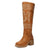 Dingo Womens Avalon Tan Leather 16in Vintage Fashion Boots