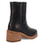 Dingo Womens Roxy Bootie Black Leather 7in Ankle Boots