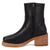Dingo Womens Roxy Bootie Black Leather 7in Ankle Boots