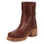 Dingo Womens Roxy Bootie Brown Leather 7in Ankle Boots