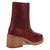Dingo Womens Roxy Bootie Merlot Leather 7in Ankle Boots