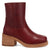 Dingo Womens Roxy Bootie Merlot Leather 7in Ankle Boots