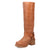 Dingo Womens Casbah Tan Leather 16in Fashion Boots