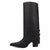 Dingo Womens Urban Cowgirl Black Leather 15in Fashion Boots