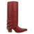 Dingo Womens Urban Cowgirl Red Leather 15in Fashion Boots