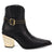 Dingo Womens Milan Bootie Black Leather 7in Ankle Boots