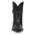 Dingo Womens Milan Bootie Black Leather 7in Ankle Boots
