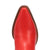 Dingo Womens Milan Bootie Red Leather 7in Ankle Boots