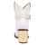 Dingo Womens Milan Bootie White Leather 7in Ankle Boots