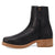 Dingo Mens Banner Black Leather 7in Ankle Boots