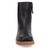 Dingo Mens Banner Black Leather 7in Ankle Boots