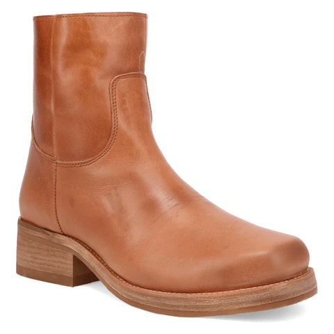 Dingo Mens Banner Tan Leather 7in Ankle Boots