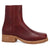 Dingo Mens Banner Wine Leather 7in Ankle Boots