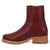 Dingo Mens Banner Wine Leather 7in Ankle Boots