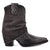 Dingo Womens Denim Dream Bootie Black Leather 7in Ankle Boots