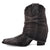 Dingo Womens Denim Dream Bootie Black Leather 7in Ankle Boots