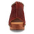 Dingo Womens Echo Wooden Merlot Leather Stud Sandals Shoes
