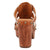 Dingo Womens Chateau Wooden Russet Leather Stud Sandals Shoes