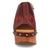 Dingo Womens Free Spirit Wooden Merlot Leather Stud Sandals Shoes