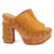 Dingo Womens Free Spirit Wooden Plantain Leather Stud Sandals Shoes