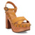 Dingo Womens Lotus Wooden Plantain Leather Stud Sandals Shoes
