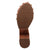 Dingo Womens Lotus Wooden Russet Leather Stud Sandals Shoes