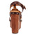 Dingo Womens Cosmo Wooden Brown Leather Stud Sandals Shoes
