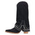 Dingo Womens Howdy Honey Black Suede 11in Cowboy Boots