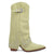 Dingo Womens Howdy Honey Lime Suede 11in Cowboy Boots