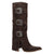 Dingo Womens Buckle Bunny Brown Suede 16in Cowboy Boots