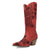 Dingo Womens Western Swing Red Leather 13in Cowboy Boots